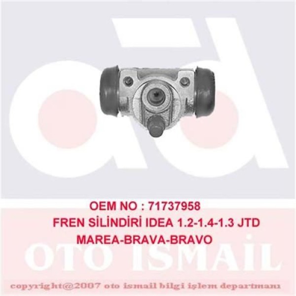 CIFAM 101-812 Fren Silindiri Idea 04- / Musa 04- 22Mm