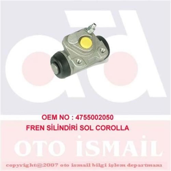 CIFAM 101-912 Fren Silindiri Sağ Corolla 88-02 Ae92-Ae100 Ae101 Corona 88-91 At171 At181 19.05Mm