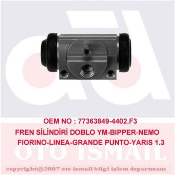 CIFAM 101-933 Fren Silindiri Albea Linea 07- Doblo Fiorino 08- Qubo 08- Idea 04- Panda Punto Evo 09-
