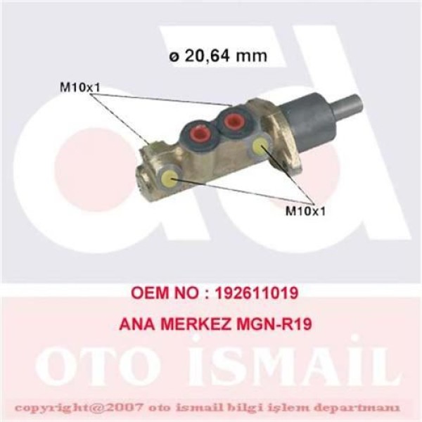CIFAM 202-39 Fren Ana Merkezi R19 CLIO I Express Megane I 95- Espace / 106 91- 205 83- 309 405 / Gol