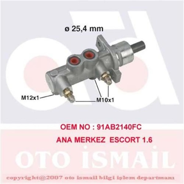 CIFAM 202-166 Fren Ana Merkezi Escort 25,4Mm 