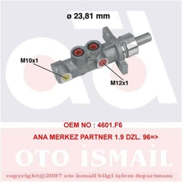 CIFAM 202-358 Fren Ana Merkezi 306 93- Partner 08- Partner 96- / Xsara 97- Berlingo 96- Berlingo 08- 