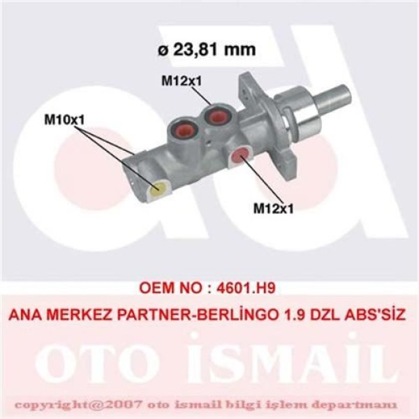 CIFAM 202-362 Fren Ana Merkezi 306 93- Partner 96- Partner 08- / Xsara 97- Xsara Picasso 99- Berling 