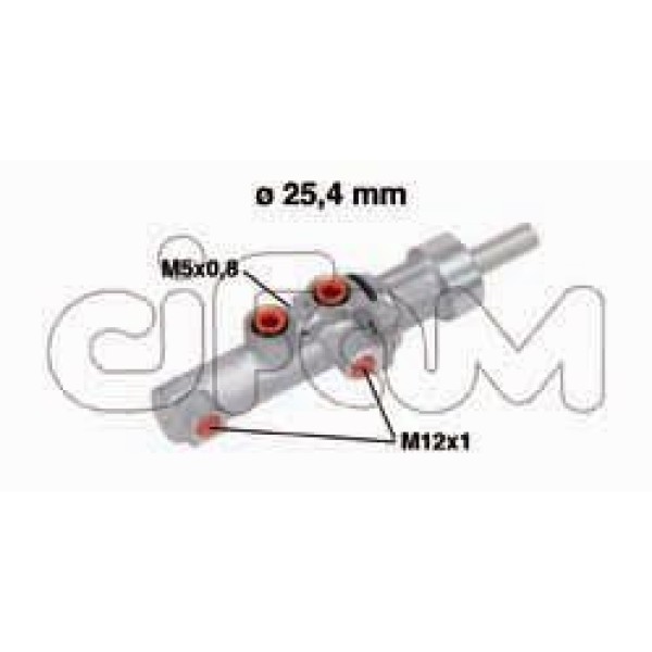 CIFAM 202-752 Fren Ana Merkezi Crafter 06- / Sprinter W906 06- 25,4Mm 