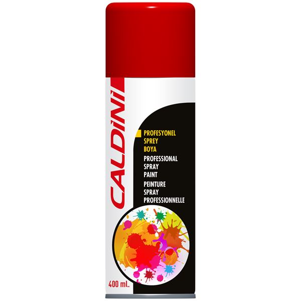 CALDINI 81754 Akrilik Ral-9010 Parlak Beyaz Sprey Boya Yeni 400 Ml. 