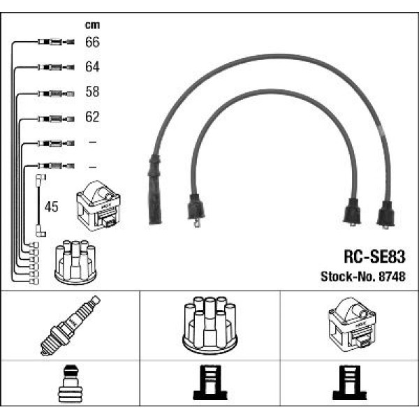 CORDEX 33700-60A20 Buji Kablosu Suzuki Vitara 3Ksamuraı Sj413 