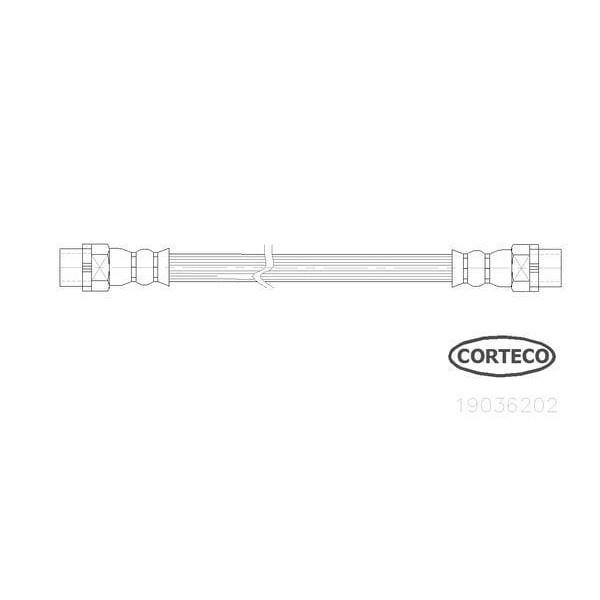CORTECO 19036202 Fren Hortumu E81 E87 E88 E90 06- 202Mm 