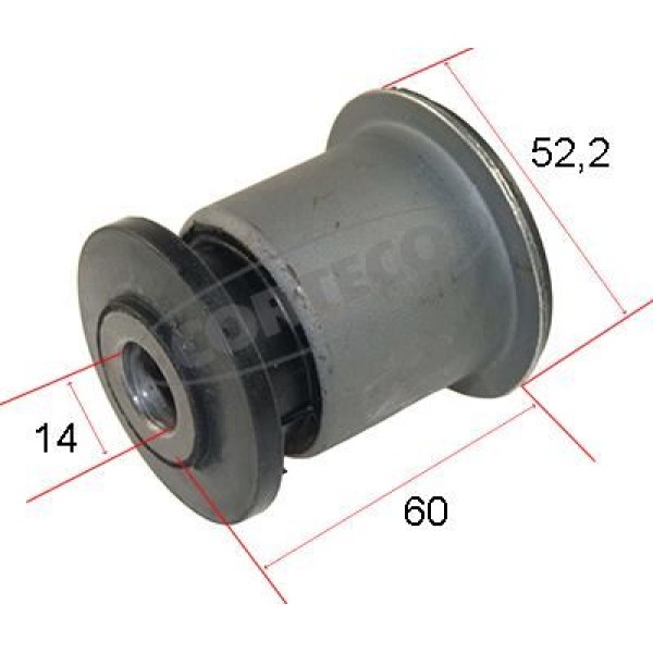 CORTECO 80005460 Salıncak Burcu Alt Ön Şapkalı Transporter T5 1.9 TDI-2.5TDI 03 Axa-Axb-Axc Axd-Brs