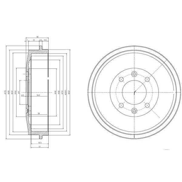 DELPHI BF169 Fren Kampanası 305 306 93- 405 406 95- Partner 96- / Zx 91- Xsara 97- C15 Berlingo Absl 