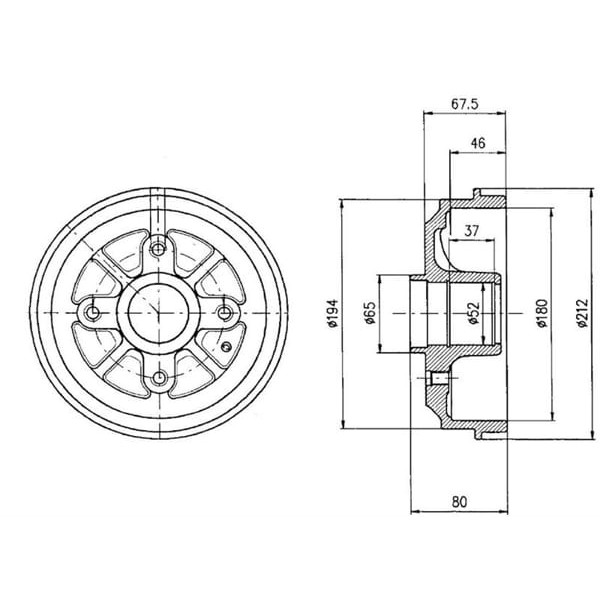 DELPHI BF324 Fren Kampanası 106 206 98- 206 - Te3 09- / Ax 86- Saxo 96- Abssız
