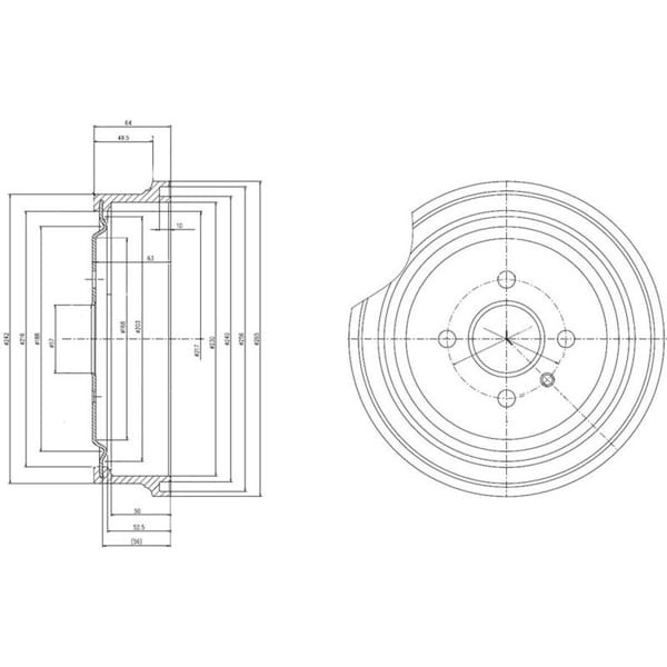 DELPHI BF367 Fren Kampanası Astra G 98- Astra F 91- Vectra B 95- Combo 00-