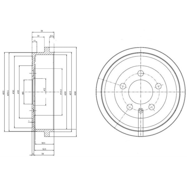 DELPHI BF463 Fren Kampanası Polo V 09- Polo IV 01- Fox 05- / A2 00- / Cordoba 02- Ibiza IV 01- Ibiza