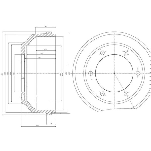 DELPHI BF467 Fren Kampanası Arka Ford Transit 00 05/06 