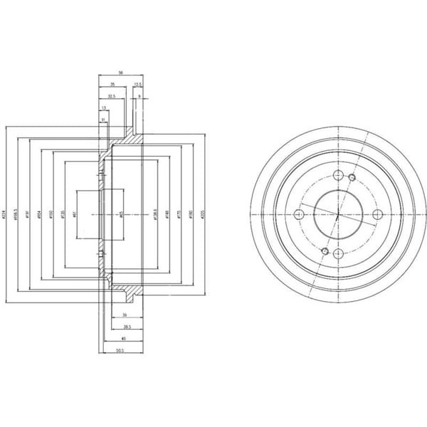 DELPHI BF516 Fren Kampanası Arka Honda Fit. Zazz 05 08