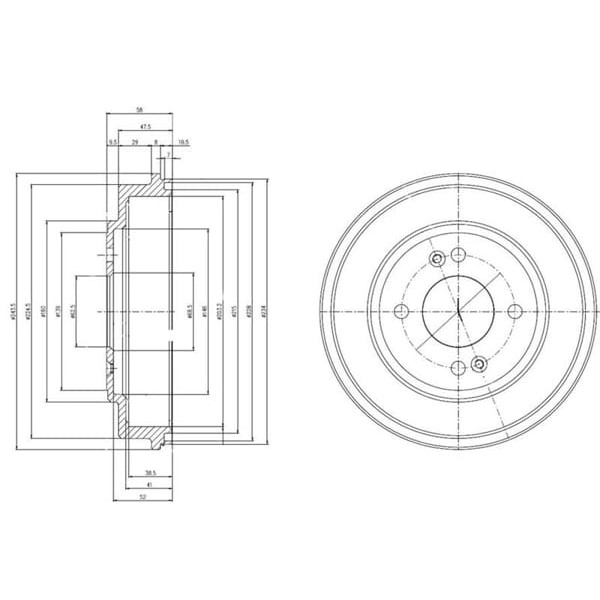 DELPHI BF517 Fren Kampanası Arka Hyundai Getz 02 