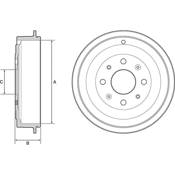 DELPHI BF541 Fren Kampanası Arka Citroen Nemo 1.4 08 08 