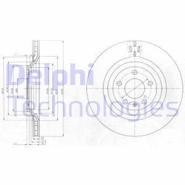 DELPHI BG4087 Disk Arka 06- Aı.A6 