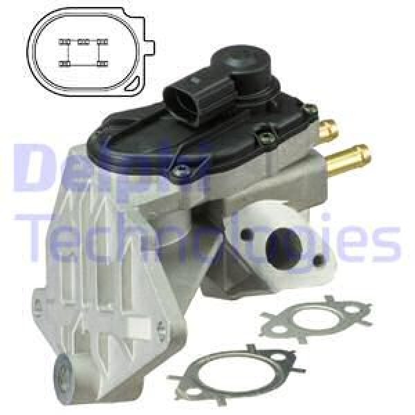 DELPHI EG10424-12B1 EGR Valfi A3 Seataltea.Alteaxl.Leon.Toledo SkodaOctavia E 