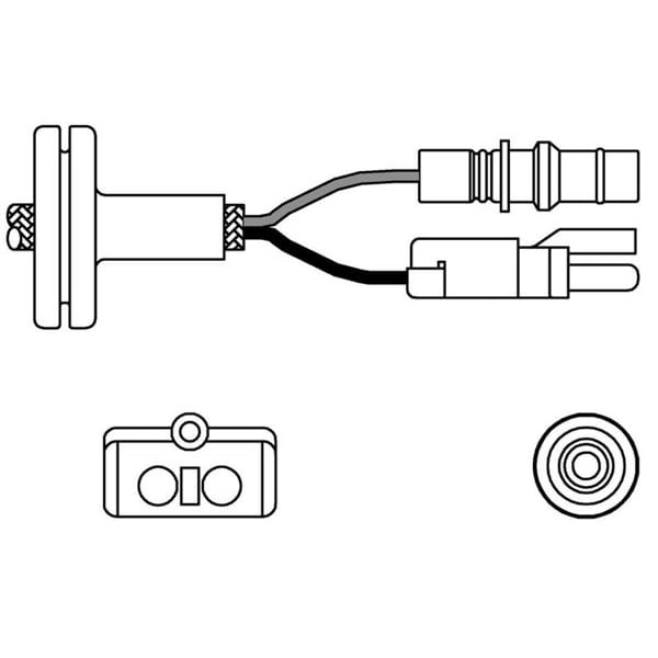 DELPHI ES10258-12B1 Oksijen Sensörü 190 87-93 