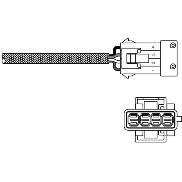 DELPHI ES10795-12B1 Oksijen Sensörü 106 206 207 306 307 / C2 C3 C4 1.4 1.6 1.4 