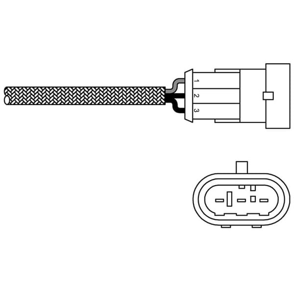 DELPHI ES10971-12B1 Oksijen Sensörü CLIO I II 91-98 Kangoo Laguna / Passat 90-96 / Accent 94-00 1.6 