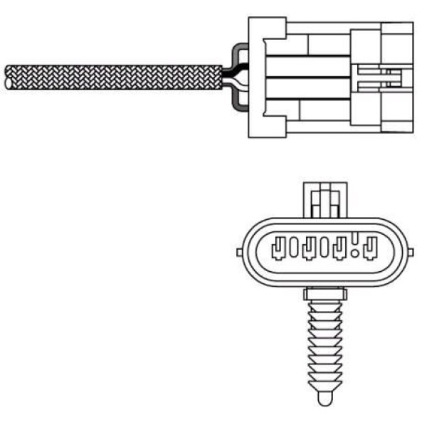 DELPHI ES20135-12B1 Oksijen Sensörü Astra Vectra 1.6 16V