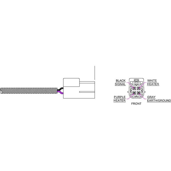DELPHI ES20172-12B1 Oksijen Sensörü Nissan Almera II 1.5L 1.8L Micra 1.0 1.2L 1.4L Note 1.4L Pathfın