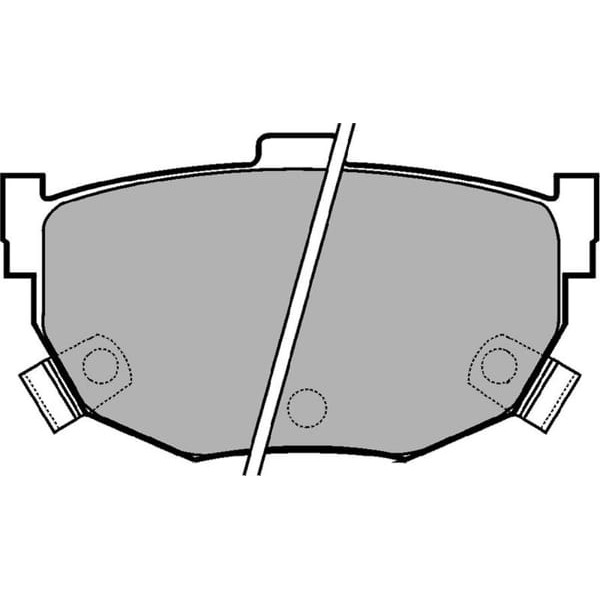 DELPHI LP1073 Fren Balatası Arka Coupe. Elantra . Lantra. Sona