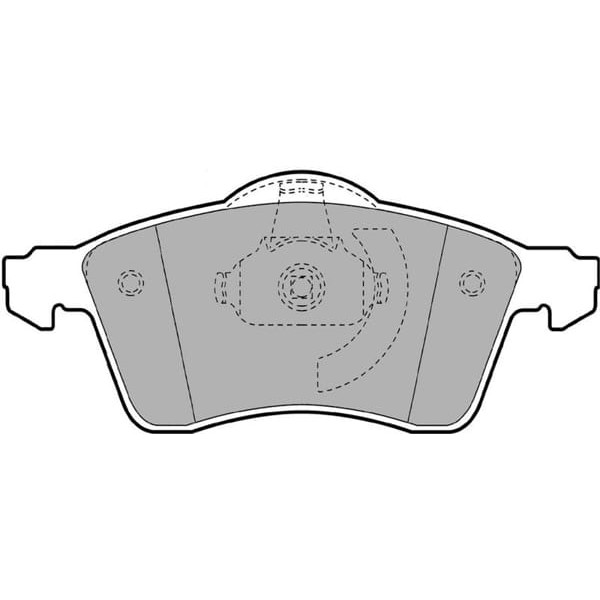 DELPHI LP1092 Fren Balatası Ön Transporter T4 90-03
