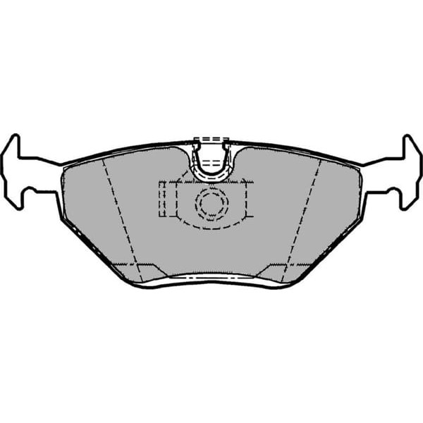DELPHI LP1107 Fren Balatası Arka 520 523. 525 528. 530 535. 54