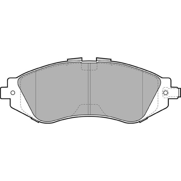 DELPHI LP1304 Fren Balatası Ön Chevrolet Lacetti. Nubira. Rezzo. Tacuma / Daewoo Lacetti. Lanos. Nub