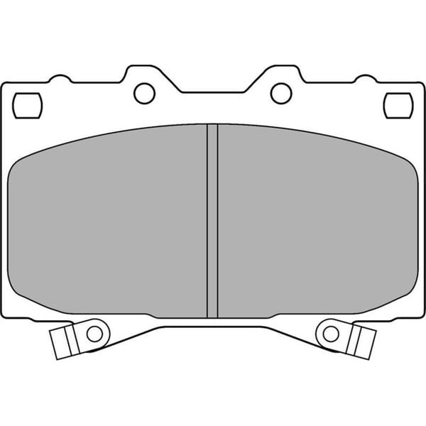 DELPHI LP1308 Fren Balatası Toyota LandCruiser 04/98- Ön