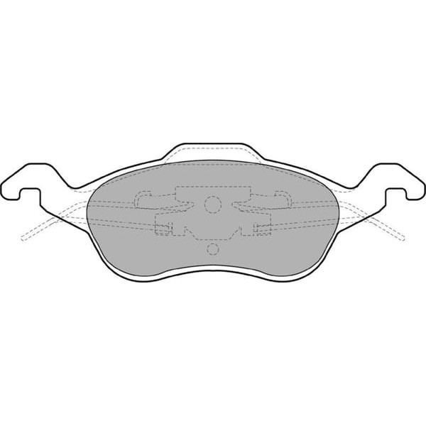 DELPHI LP1315 Fren Balatası Ön Focus I 98- Yaylı Tıp 