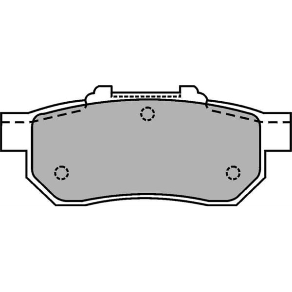 DELPHI LP1456 Fren Balatası Arka Civic 95-01 Jazz 02-08 