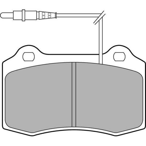 DELPHI LP1457 Fren Balatası Ön Peugeot 406 97