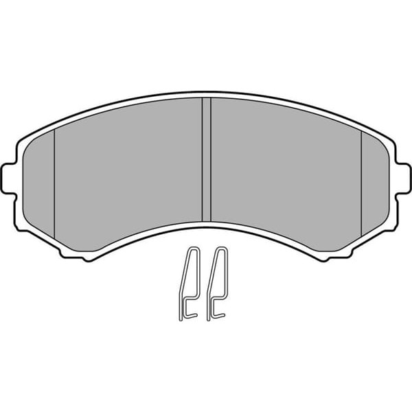 DELPHI LP1462 Fren Balatası Arka 4007 07- 4008 12- / C-Crosser 07- / Asx 10- Grandıs 04- Outlander 0 