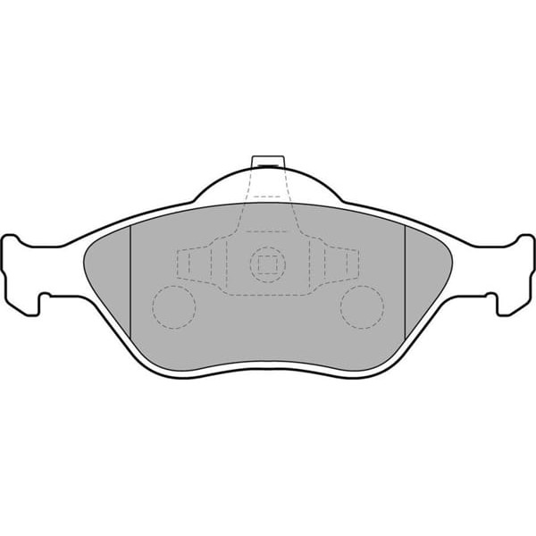DELPHI LP1469 Fren Balatası Ön Fiesta IV 95- Fiesta V 01- Fusion 02- Puma 97- / Mazda 2 03- Mazda 12 