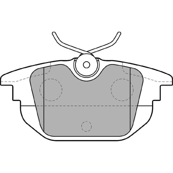 DELPHI LP1472 Fren Balatası Arka Tempra Sw 90- Marea 96- 2.0 2.4 Jtd Punto I 93- Coupe 93- / 145 94- 