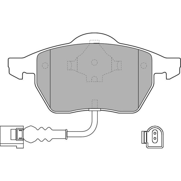 DELPHI LP1525 Fren Balatası Ön Golf IV 97- Bora 99- / A3 96- Tt 98- / Toledo II 98- Leon 99- / Octav 