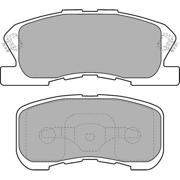 DELPHI LP1551 Fren Balatası Ön Move 98-02 Sırıon 98-05 Yrv 01-