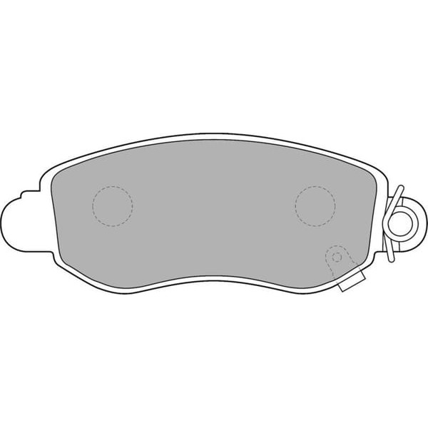 DELPHI LP1582 Fren Balatası Ön Transit V184
