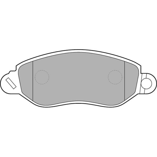 DELPHI LP1583 Fren Balatası Ön Transit V184 00-06 Önden Çekıslı 