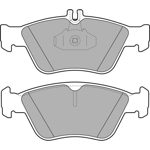 DELPHI LP1588 Fren Balatası Ön C208 Clk Serisi Clk200 Clk320 E Serisi T210 E200 E220 E230 E240 E250 