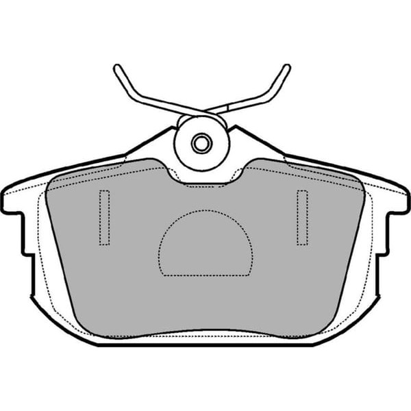 DELPHI LP1593 Fren Balatası Arka Carisma 96-06 Colt 04-12 Space Star 98- / Forfour 04-06 / S40 95- 
