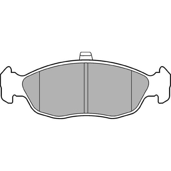 DELPHI LP1597 Fren Balatası Ön Fişli 106 I II 306 93- / Saxo 96- Xsara 97- 