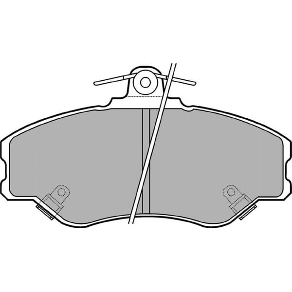 DELPHI LP1599 Fren Balatası Ön H100 93-04 Mınıbüs Kamyonet 