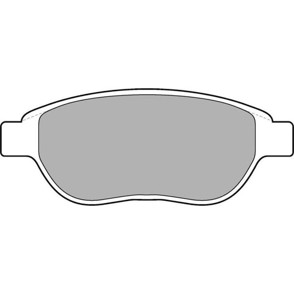 DELPHI LP1653 Fren Balatası Ön Fıssız 500 07- Linea 07- Doblo 01- / 207 06- 307 00- 1007 05- / Xsara 