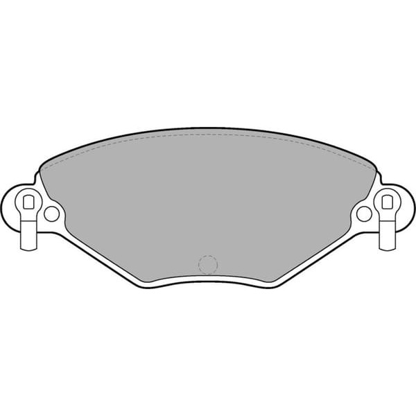 DELPHI LP1654 Fren Balatası Ön C5 I 00- II 04- 