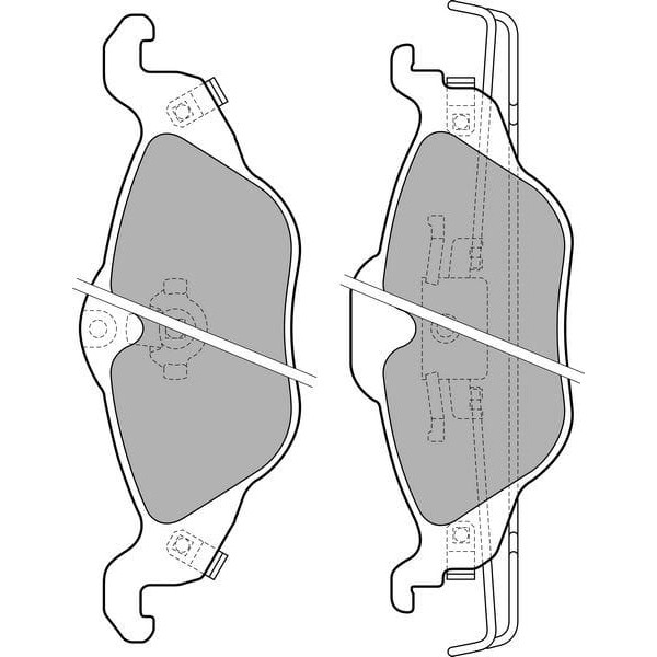 DELPHI LP1673 Fren Balatası Ön Astra G 98- Yaylı Tıp 