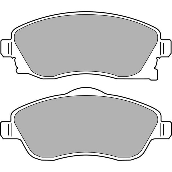 DELPHI LP1676 Fren Balatası Ön Corsa C 00- Combo 00- Merıva A 03- Tigra B 04- 